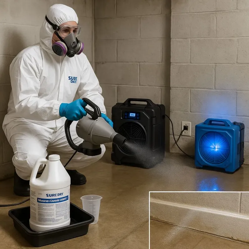 Sanitization and Odor Removal process in Greene County, VA